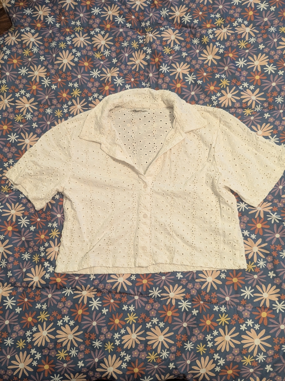 Z Supply Womens Eyelet Top